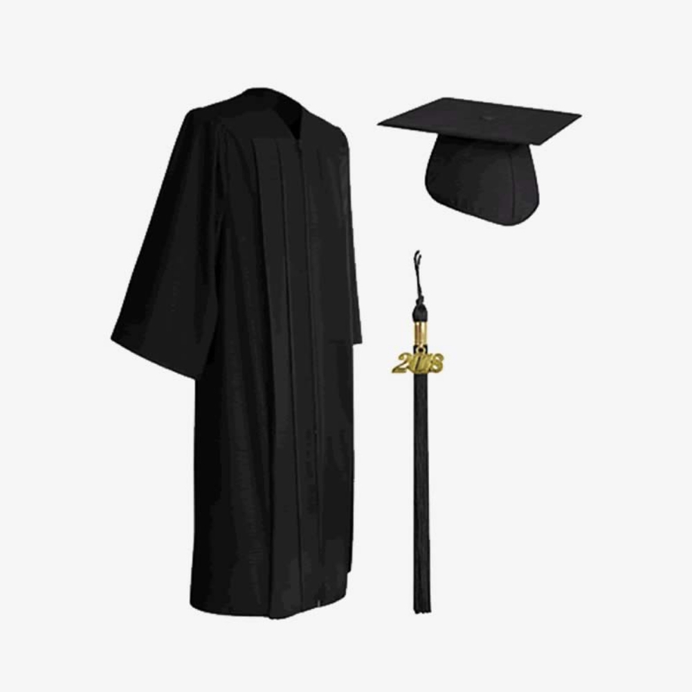 Graduation Gown and cap.